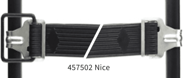457502: Rubber strap with hook with grip and hook - Max. overstrain 1150 mm - Image 2