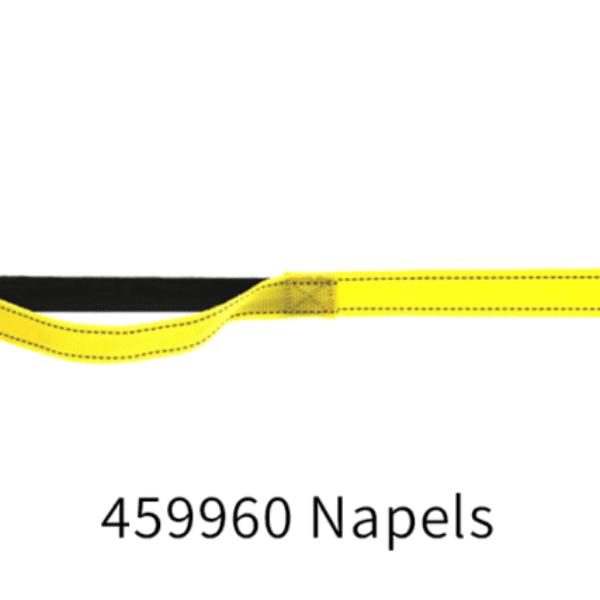 459960: PP strap with elastic piece, buckle and wiresteel hook