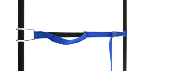 459965: PP strap with elastic piece, buckle and robust hook - Image 8